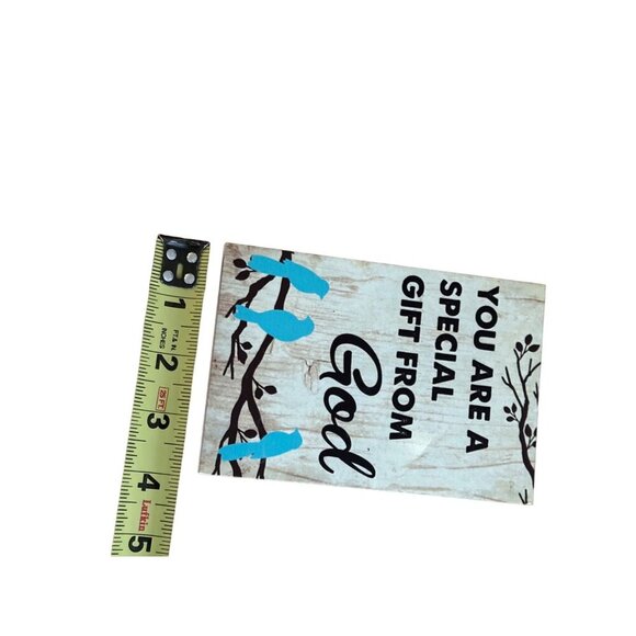 Ganz Inspirational Wall Plaque "You Are A Special Gift From God" With Bluebirds - Picture 7 of 7